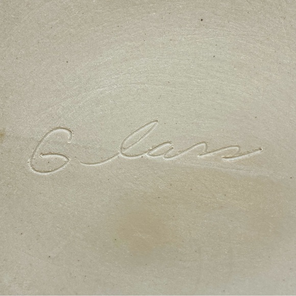 Walt Glass Signed Art Pottery Candlestick Candle Holder Texas Sunset - Picture 8 of 11